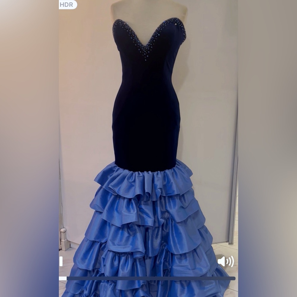 Jovani Midnight Blue Formal Dress